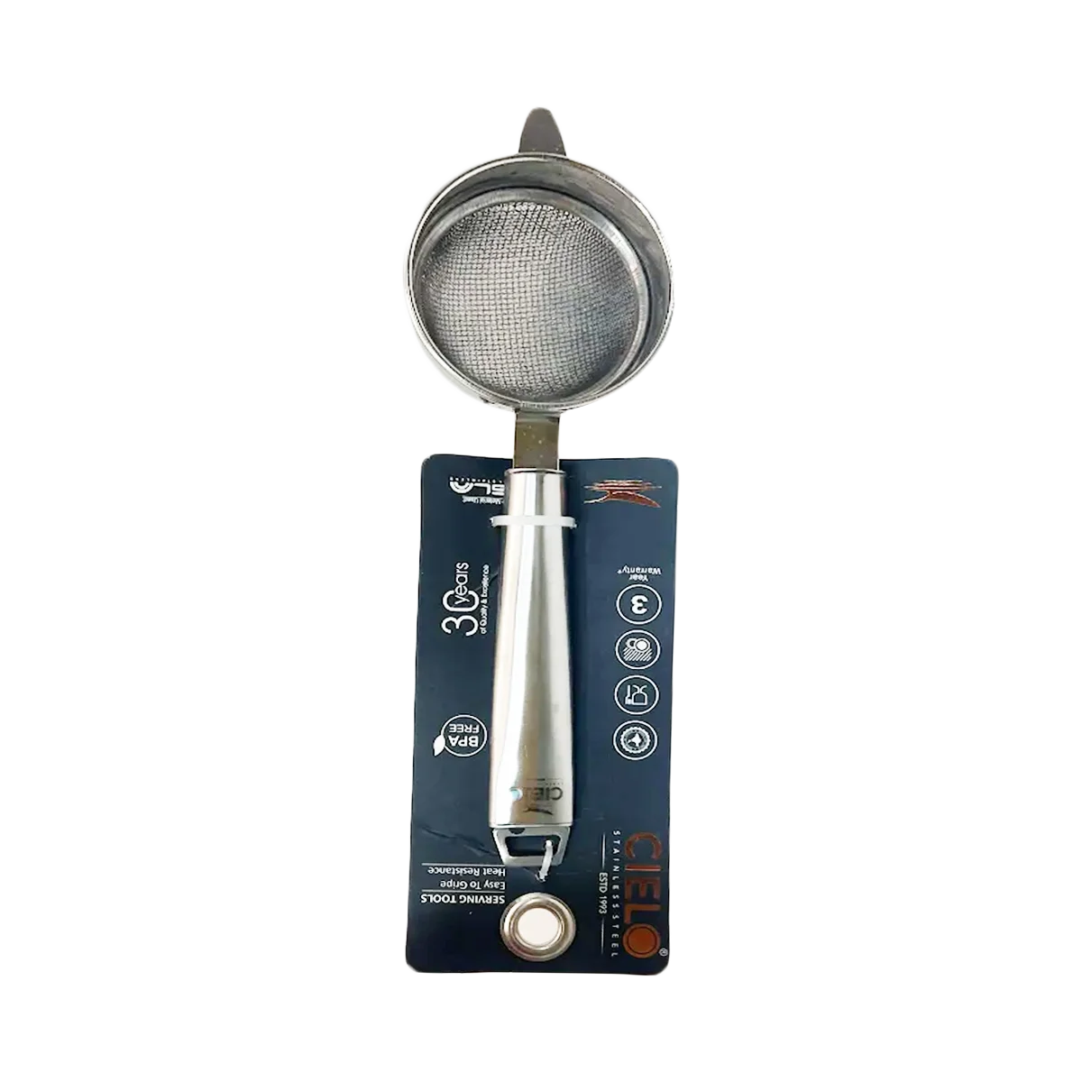 Cielo - Stainless Steel Tea Strainer No 2 | 1 Each