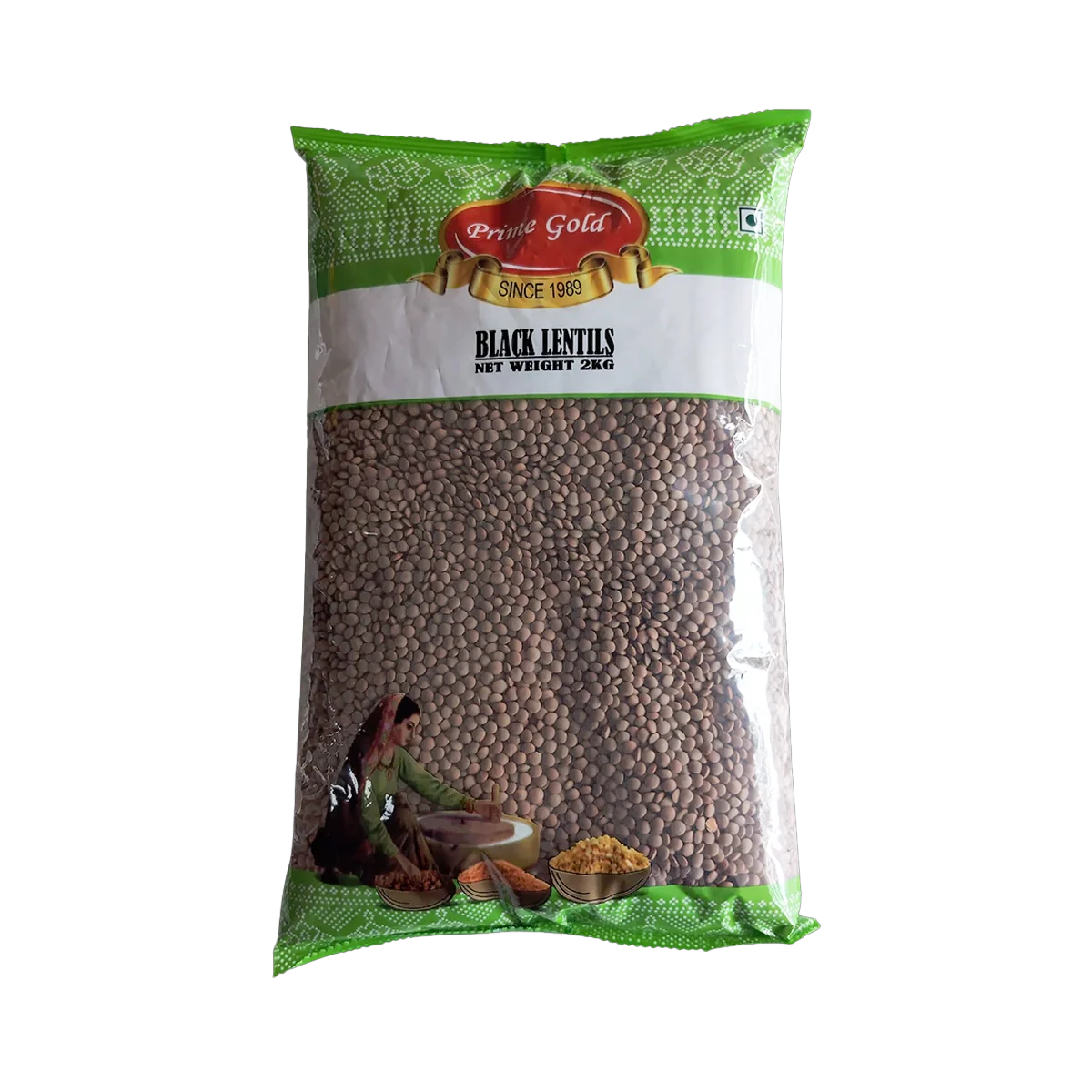 Prime Gold - Black Lentils Whole | 2kg