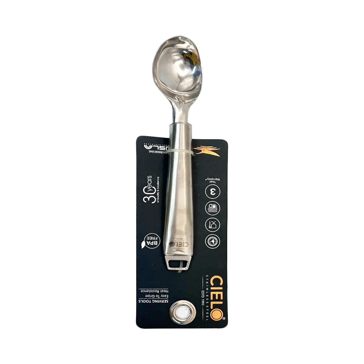 Cielo - Stainless Steel Matty Mat Ice Cream Scoop | 1 Each