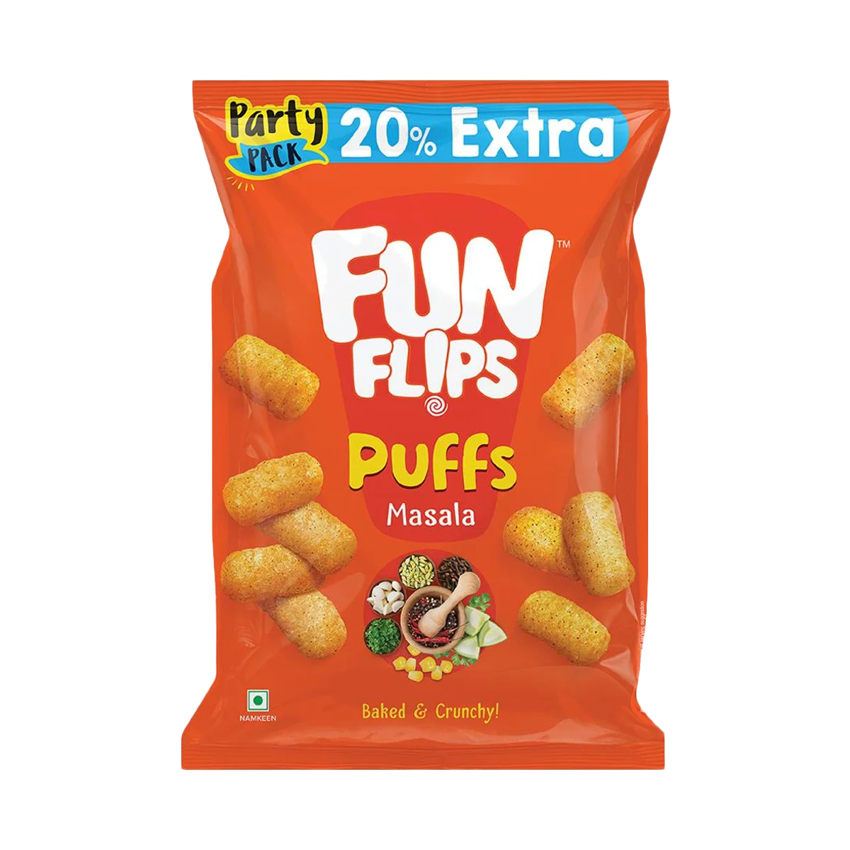 Fun Flips - Puffs Masala | 62g