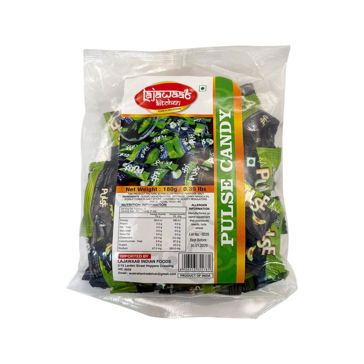 Lajawaab Kitchen - Pulse Candy 180g | 1 Pack