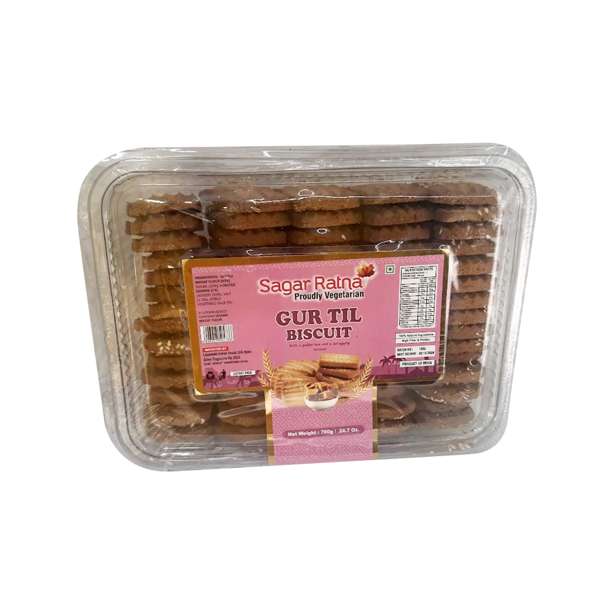 Sagar Ratna - Gur Til Biscuits | 700g