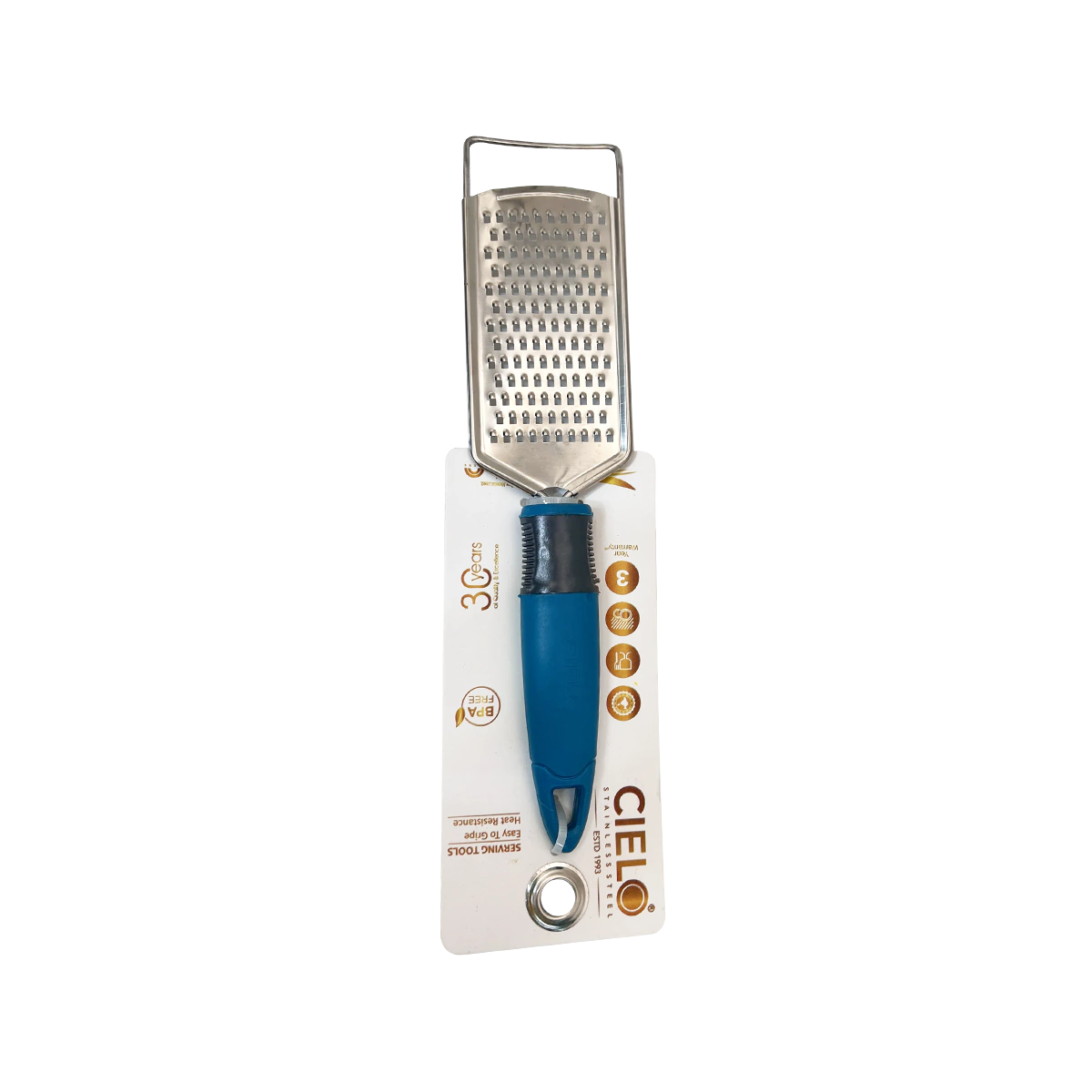 Cielo - Stainless Steel Oval Mat Cheese Grater | 1 Pack