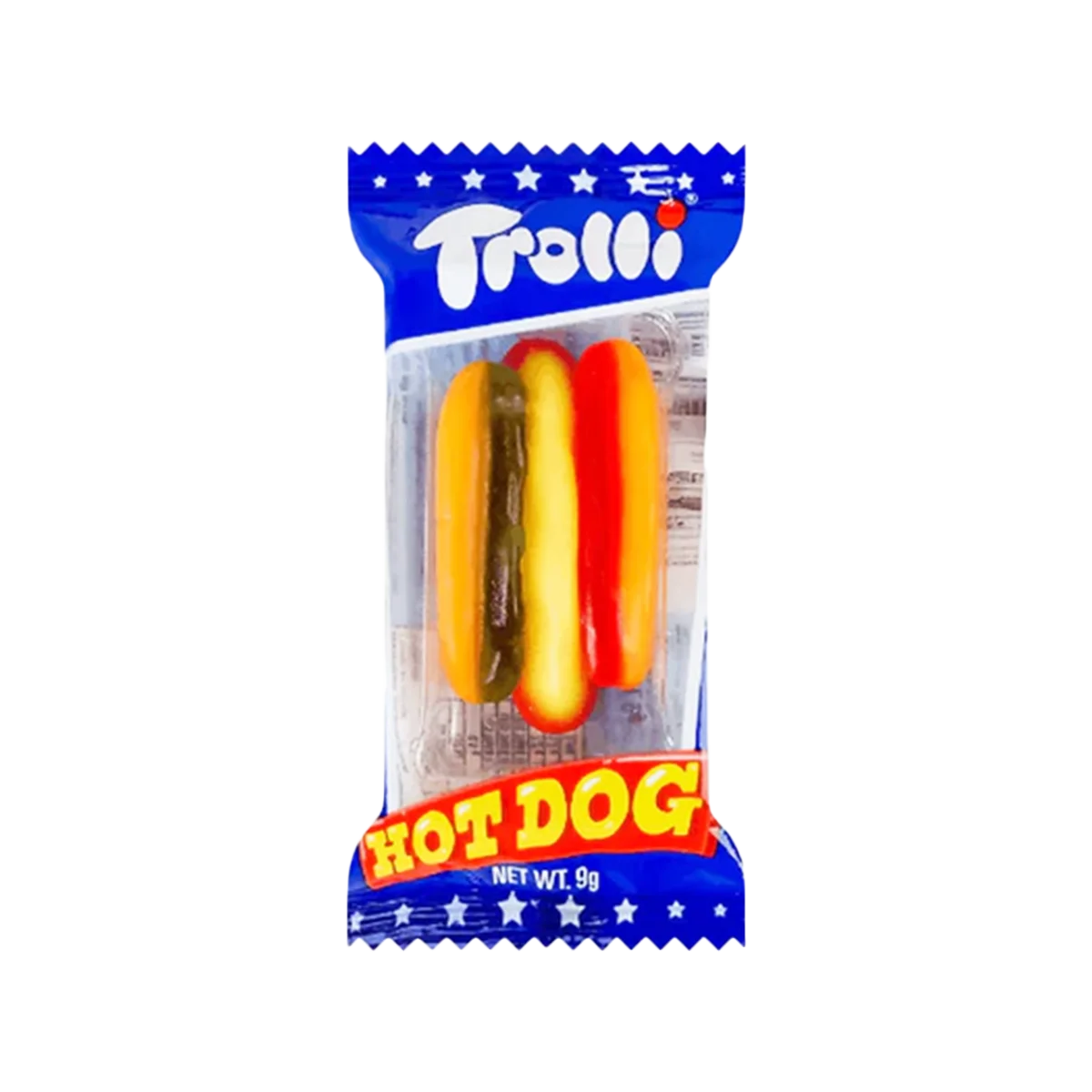 Trolli - Hot Dog Gummi Candy Flavored Jelly Shapes 9g | 1 Each