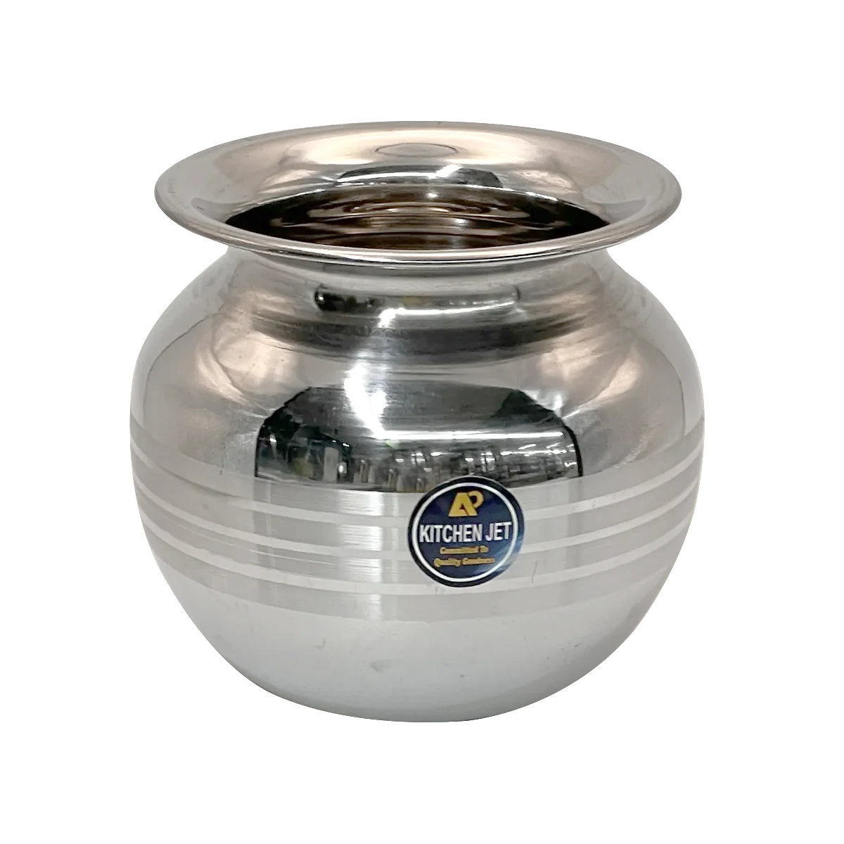 Kitchen Jet - Stainless Steel Lota Stripes Print | 1 Each