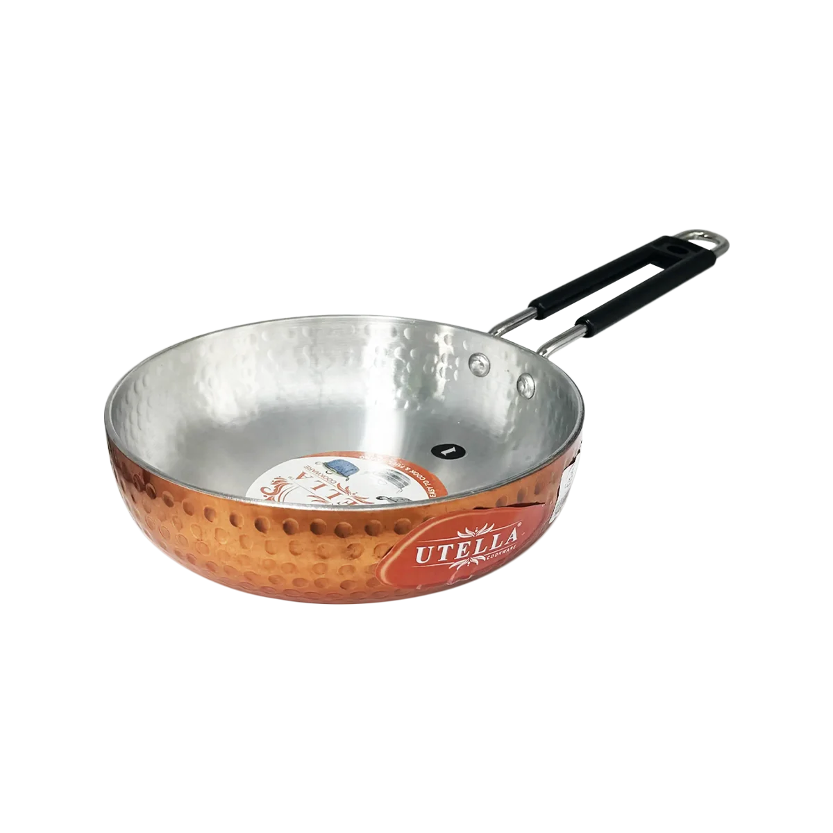 Utella - Hammered Frypan Copper Size 1 | 1 Each