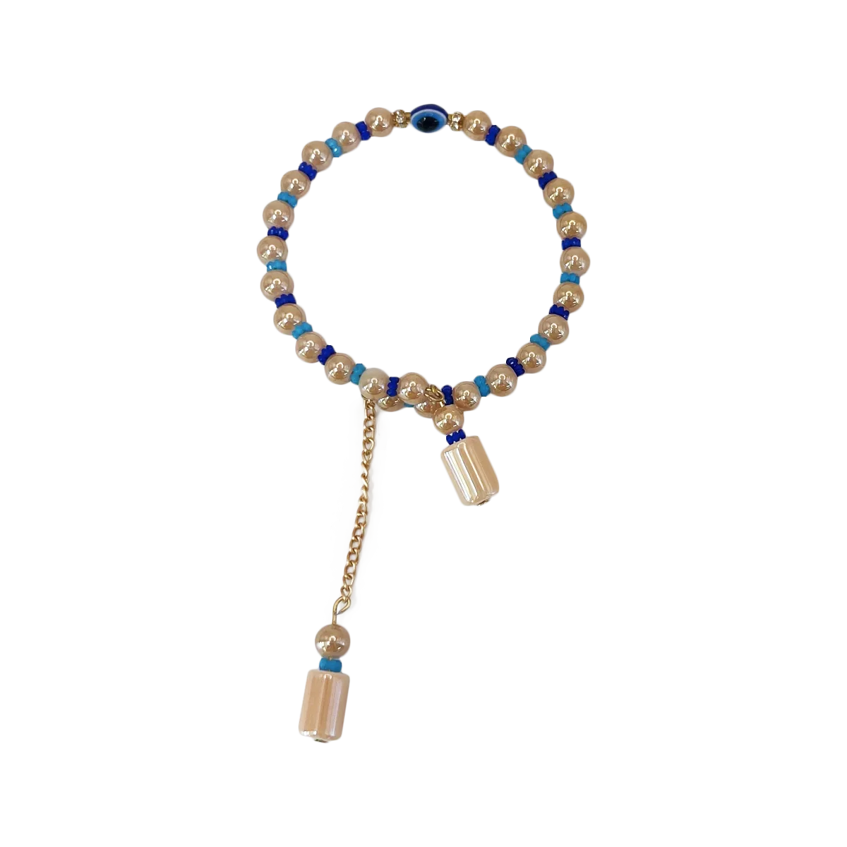 Grocerz - Evil Eye Blue & White Lumba Rakhi bracelet No9264 | 1 Each