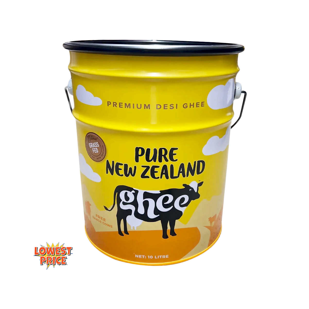 Pure New Zealand - Ghee Tin Bucket | 10L
