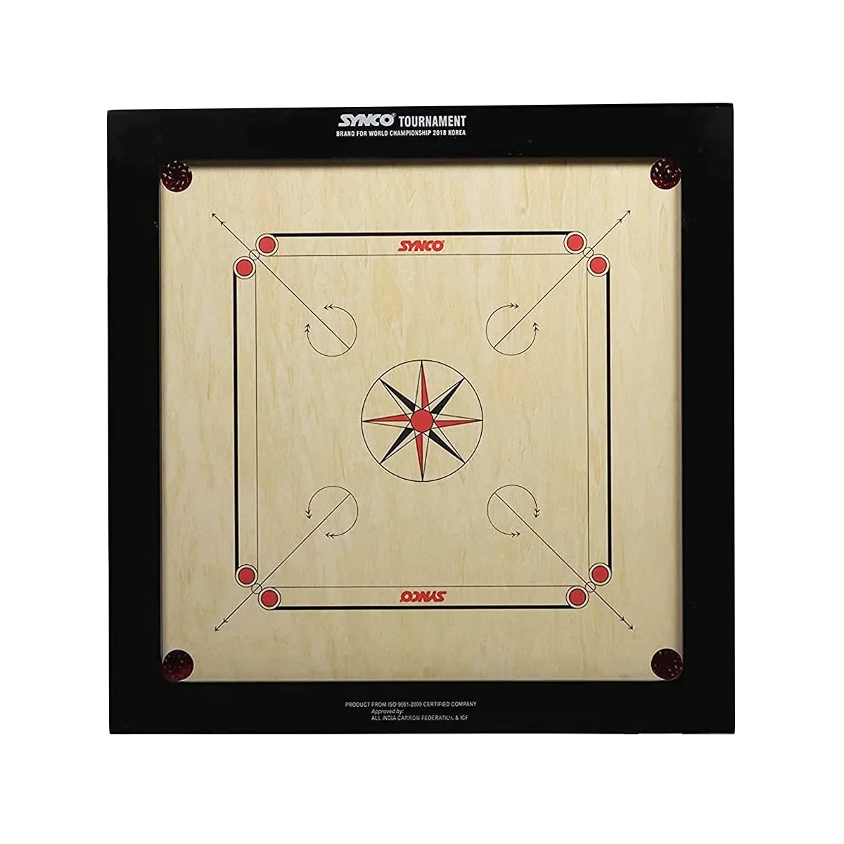 Synco - Carrom Board Ellora 32 Inch | 1 Each