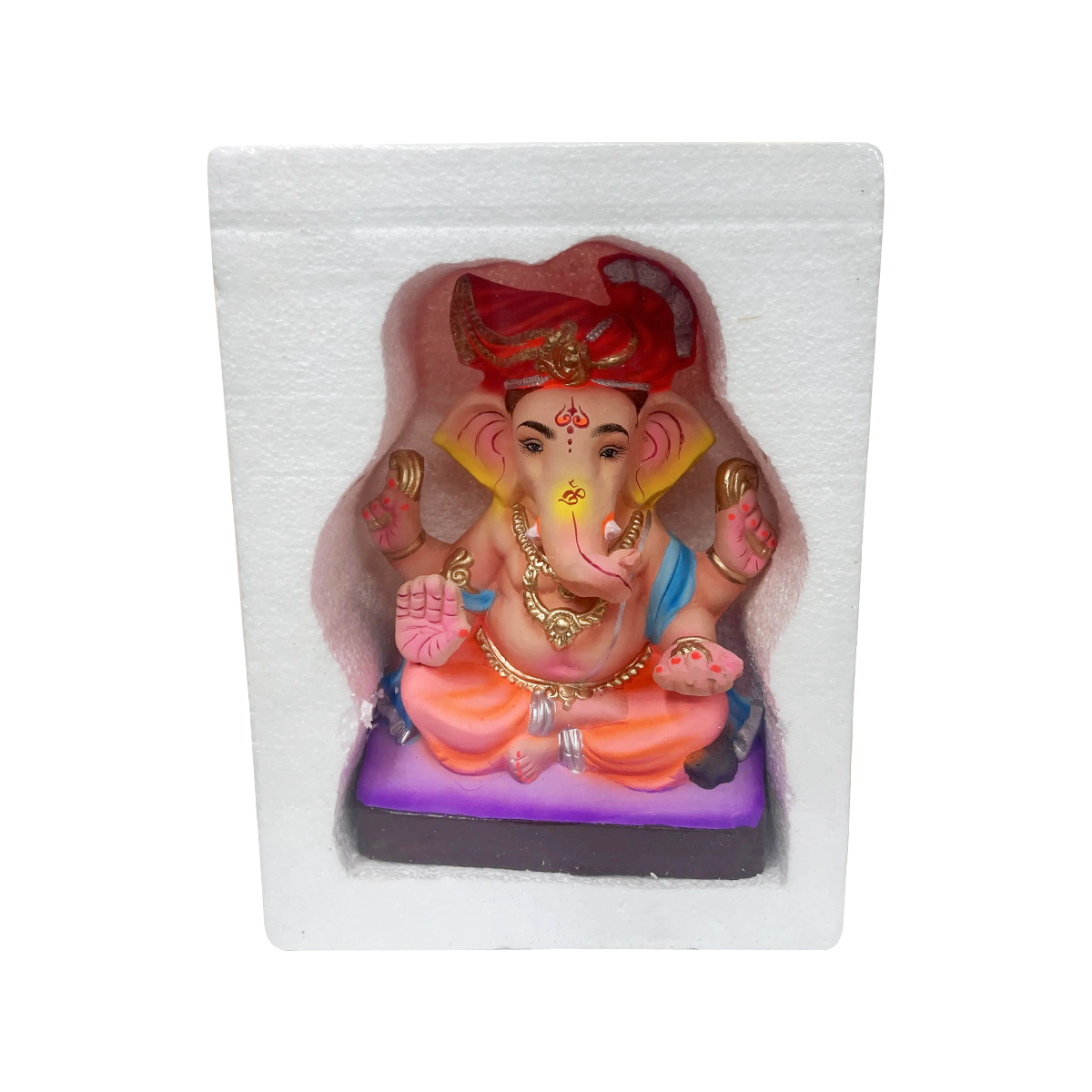 Maira's Kitchen - Ganesh Ji Idol 10" G008-10 Eco Friendly Ganapathi Bappa | 1 Each
