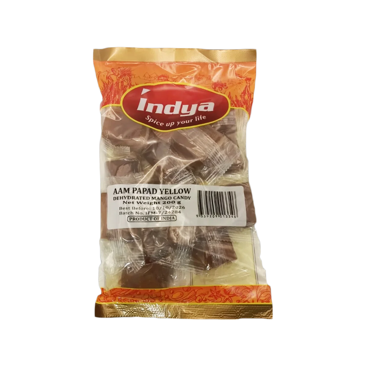 Indya - Aam Papad Yellow Mango Candy Pack | 200g