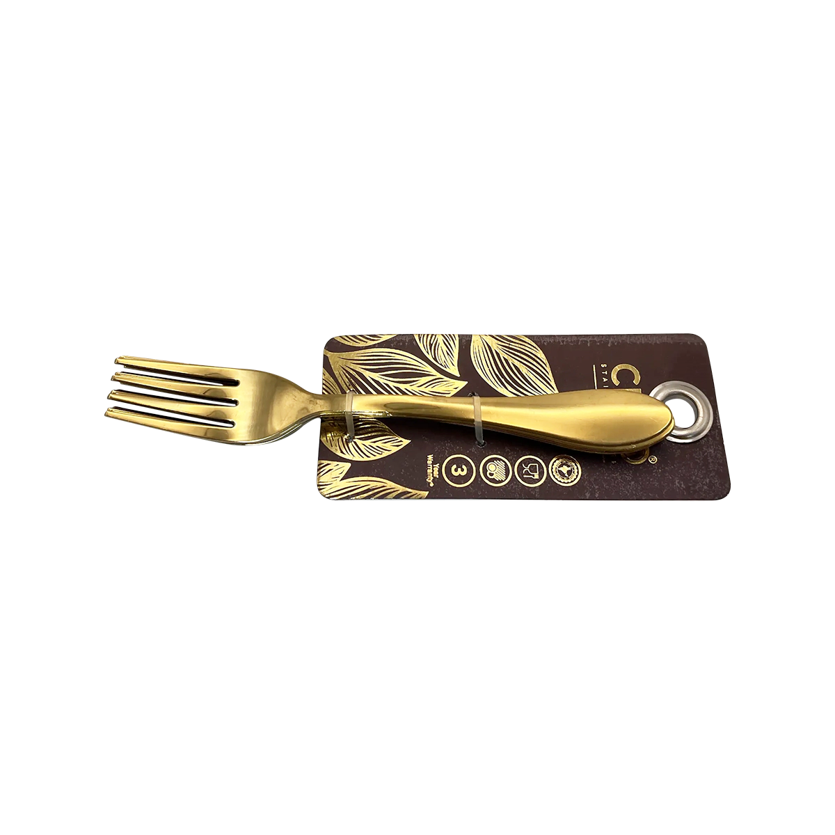 Cielo - Fork Gold Set Stainless Steel | 6 Pack