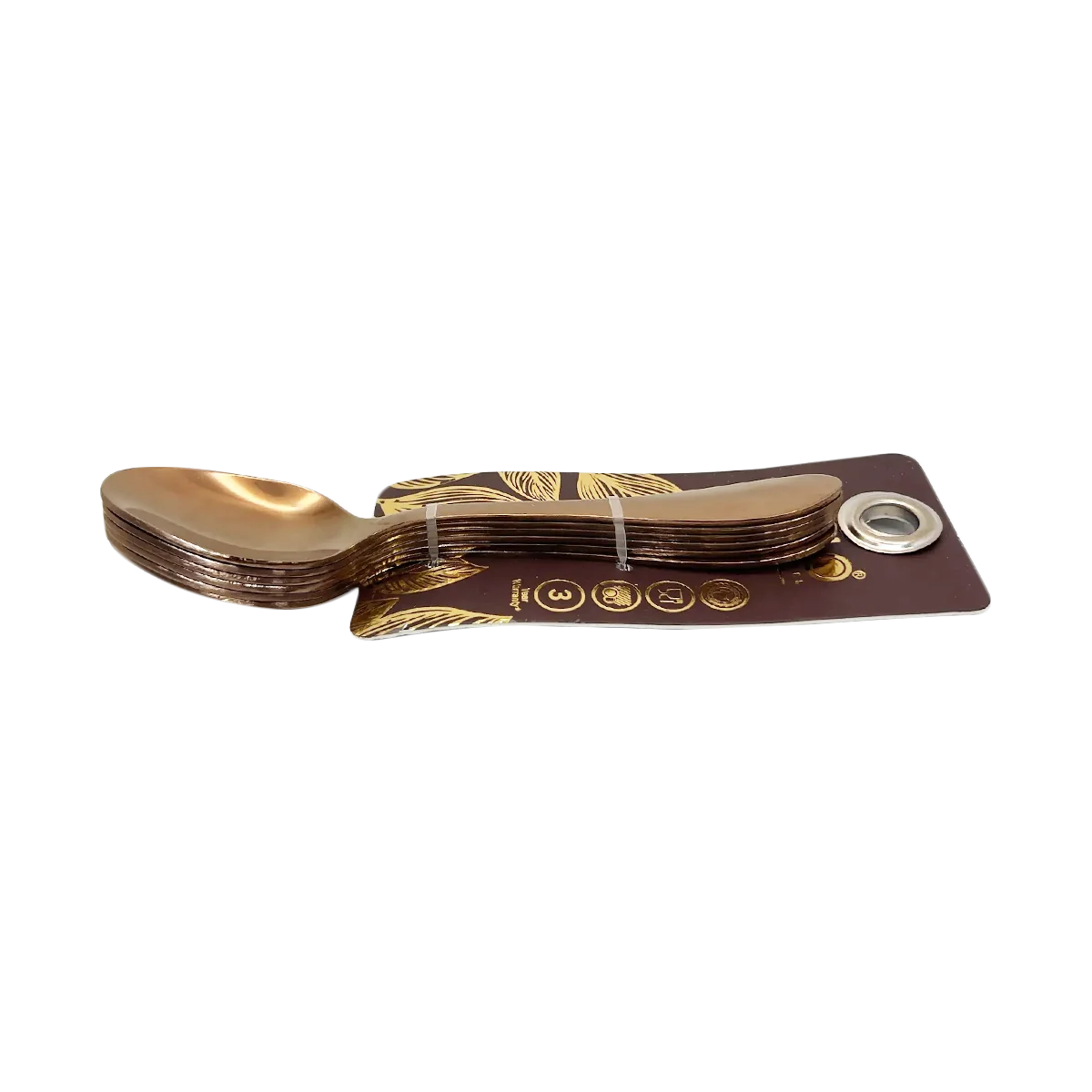 Cielo - Baby Spoon RoseGold Set Stainless Steel | 6 Pack