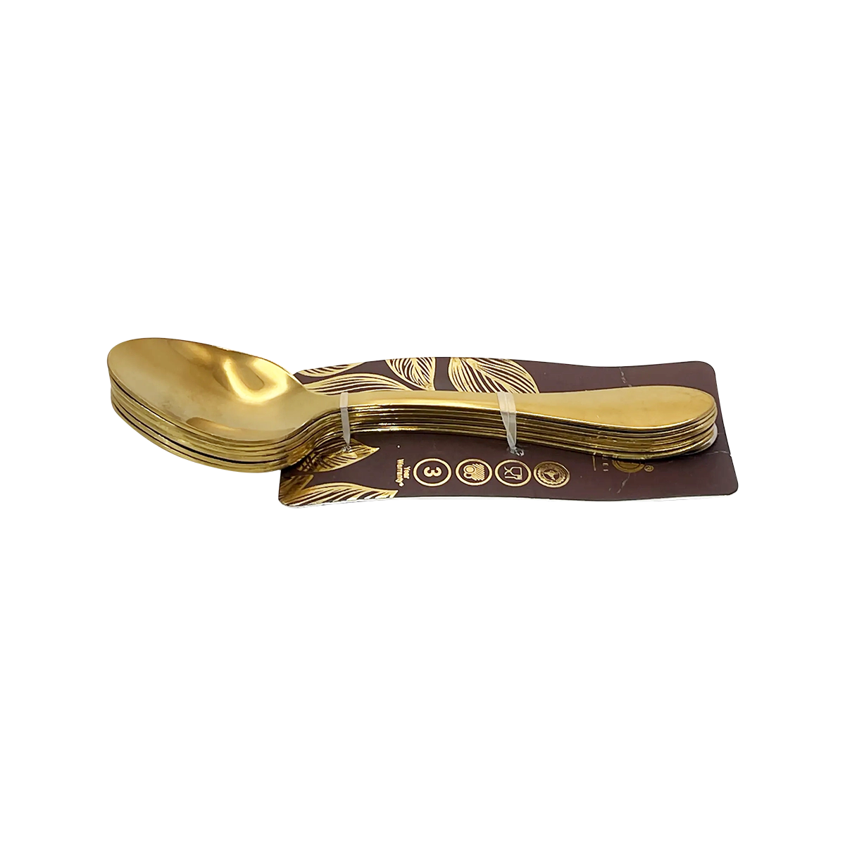 Cielo - Table Spoon Golden Set Stainless Steel | 6 Pack