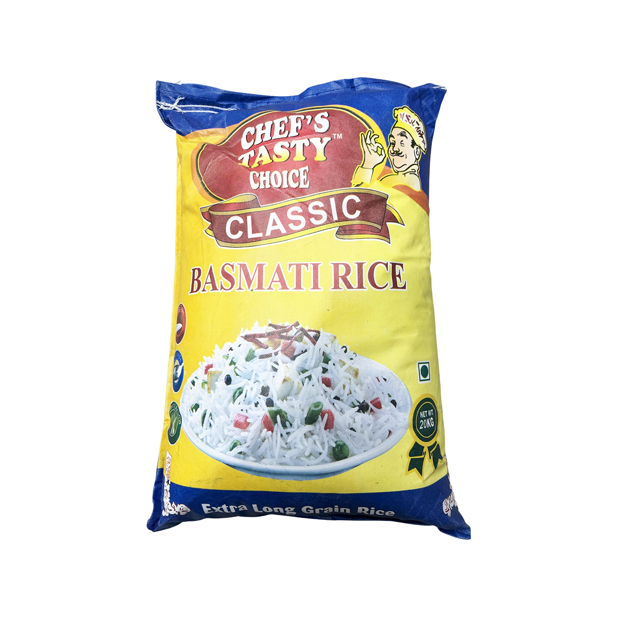 Chef’s Tasty Choice - Classic Extra Long Grain Basmati Rice | 20kg