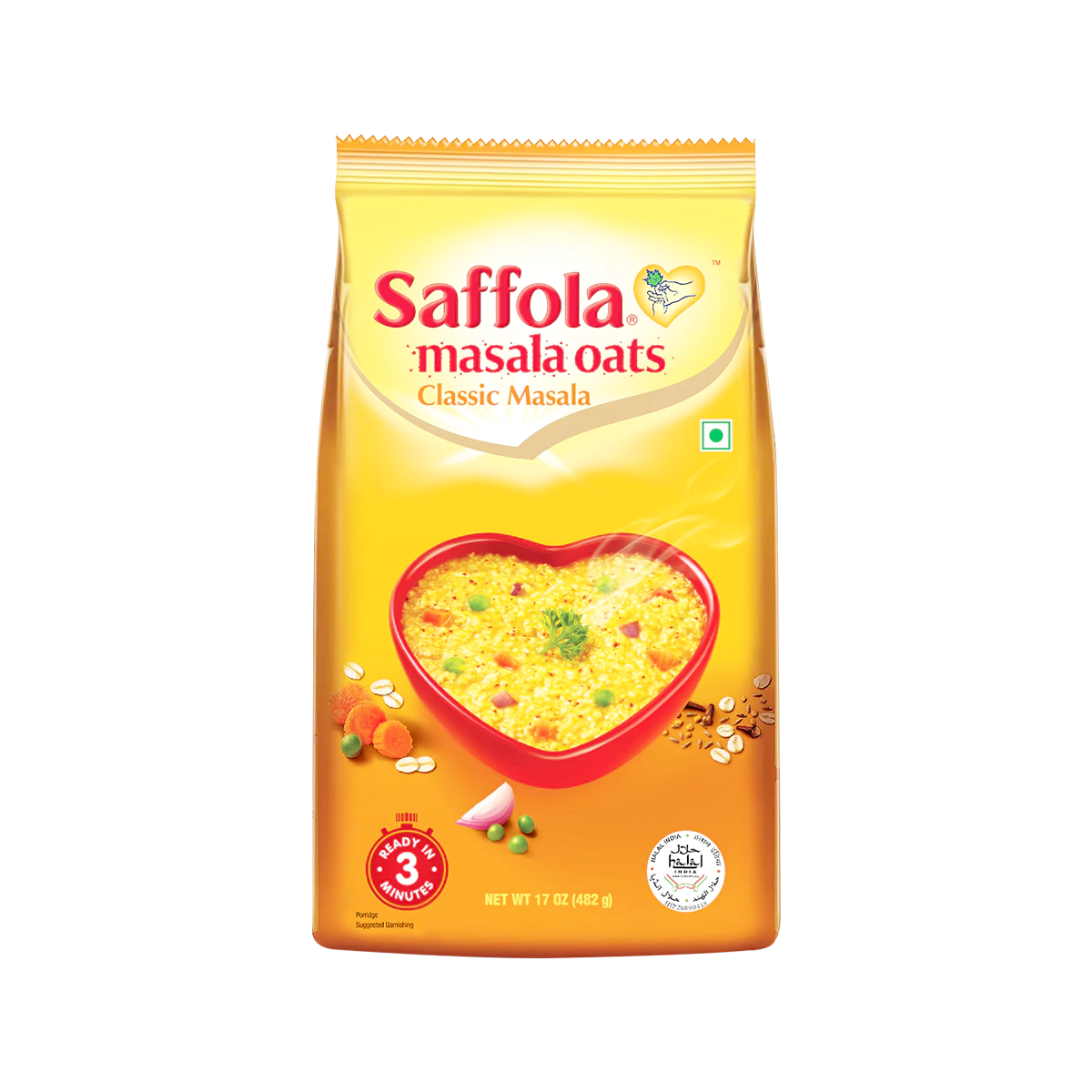 Saffola - Masala Oats Classic with Millets | 482g