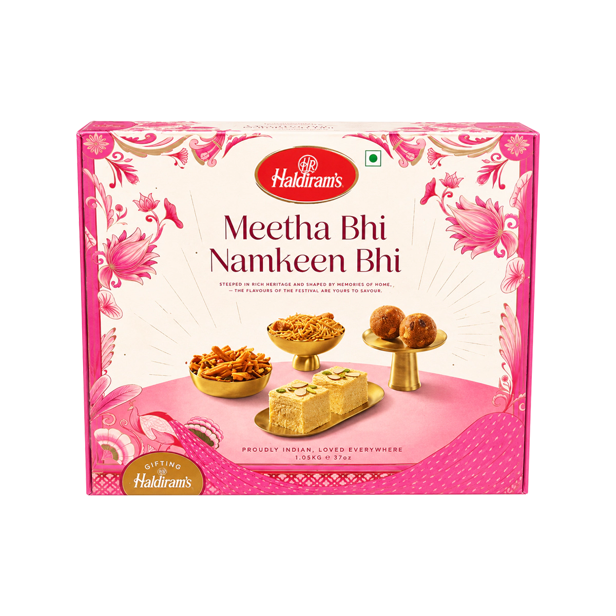 Haldiram's - Meetha Bhi Namkeen Bhi Gift Pack 1.05kg | 1 Pack