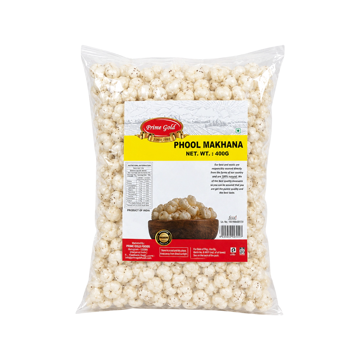 Prime Gold - Phool Makhana Fox Nuts | 400g
